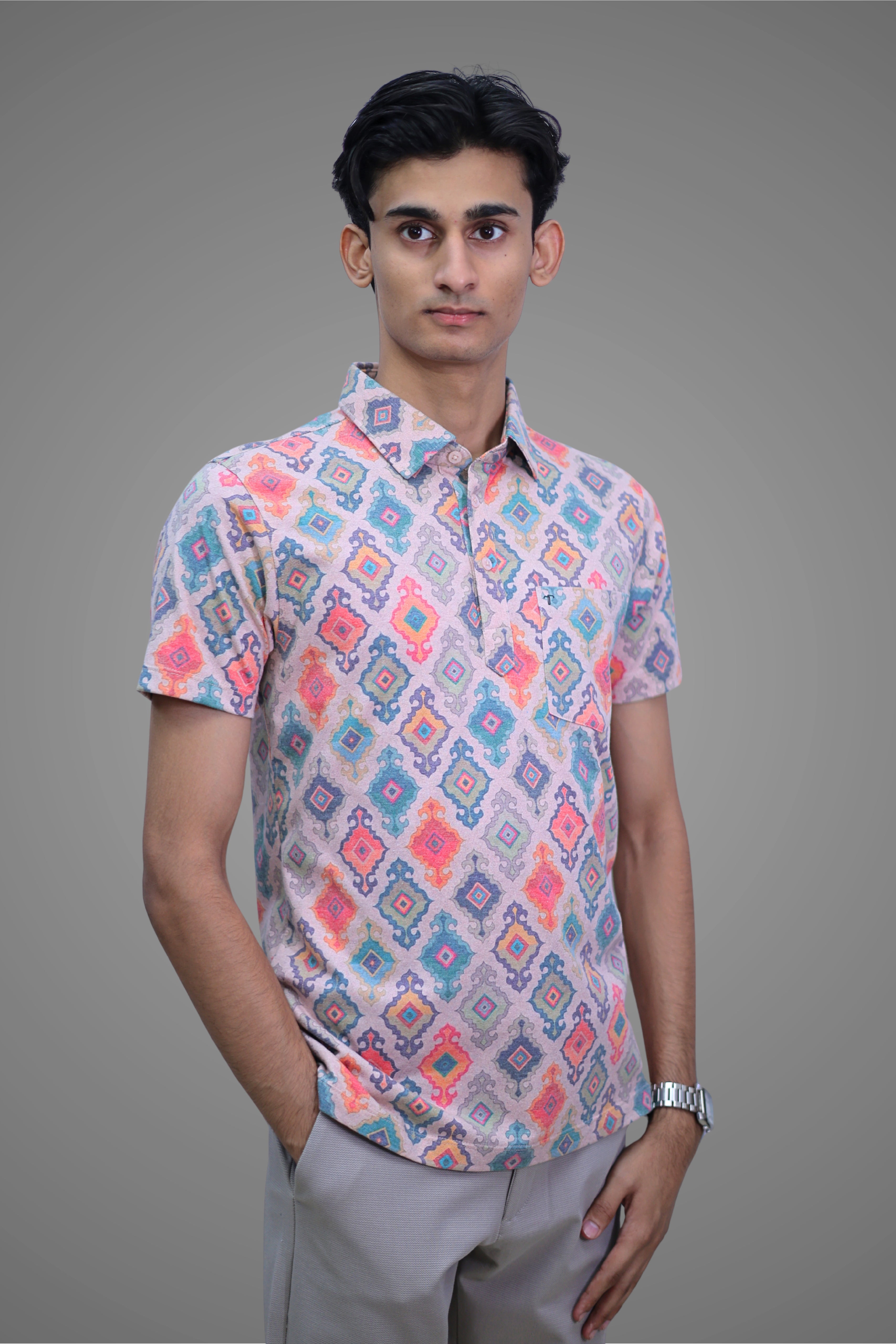 CELEBRATION FESTIVE UNISEX POLO - Multi-Color Motives inspired by Wall of Fame