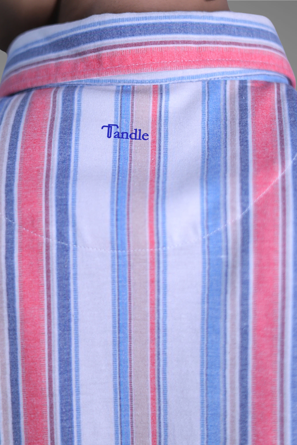 FORMAL OFFICE POLO -Multi-Color Stripes Print inspired by Happy Hours