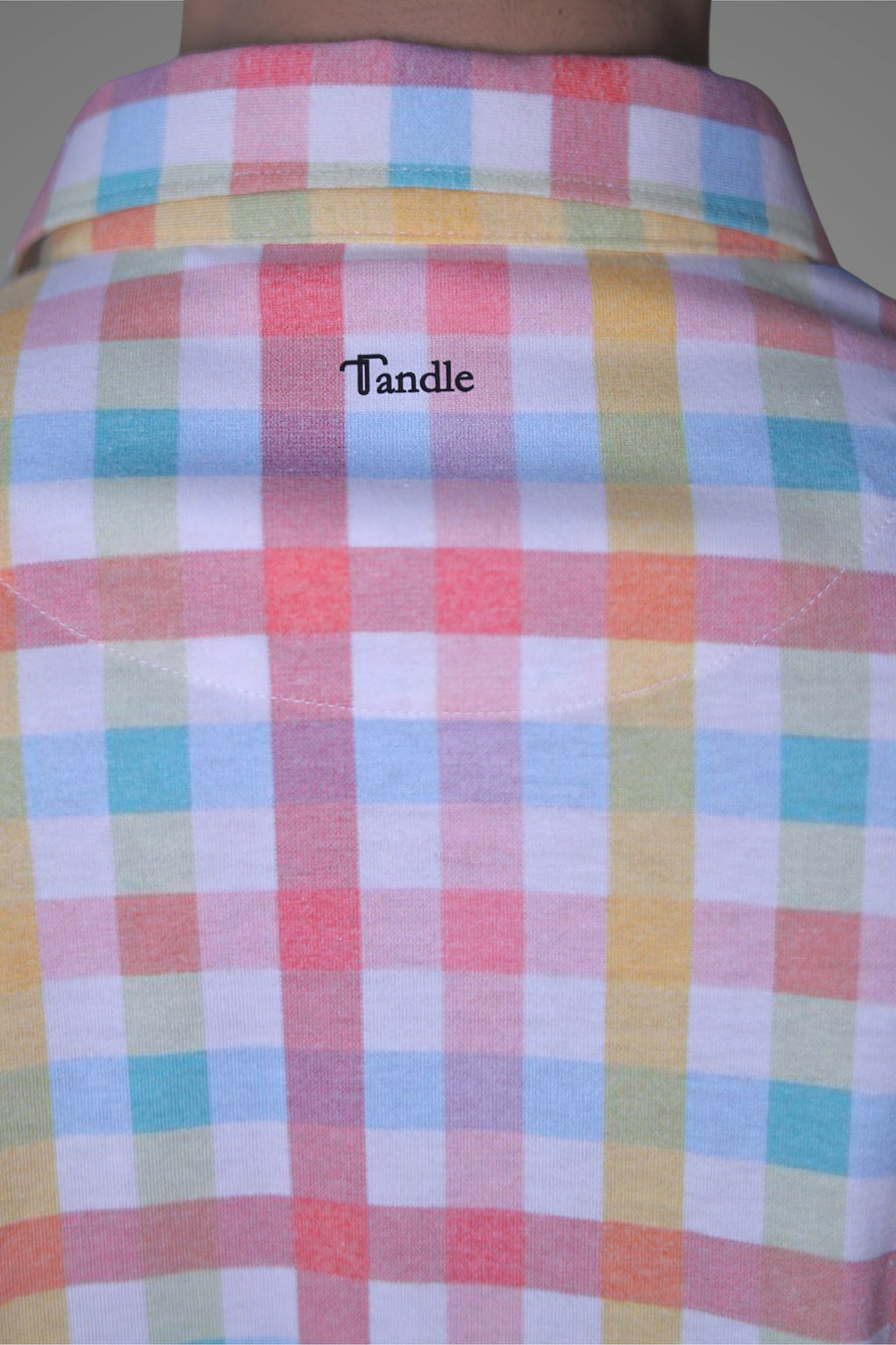 FORMAL OFFICE POLO - Multi-Color Check Print inspired by Vibrant Pantones