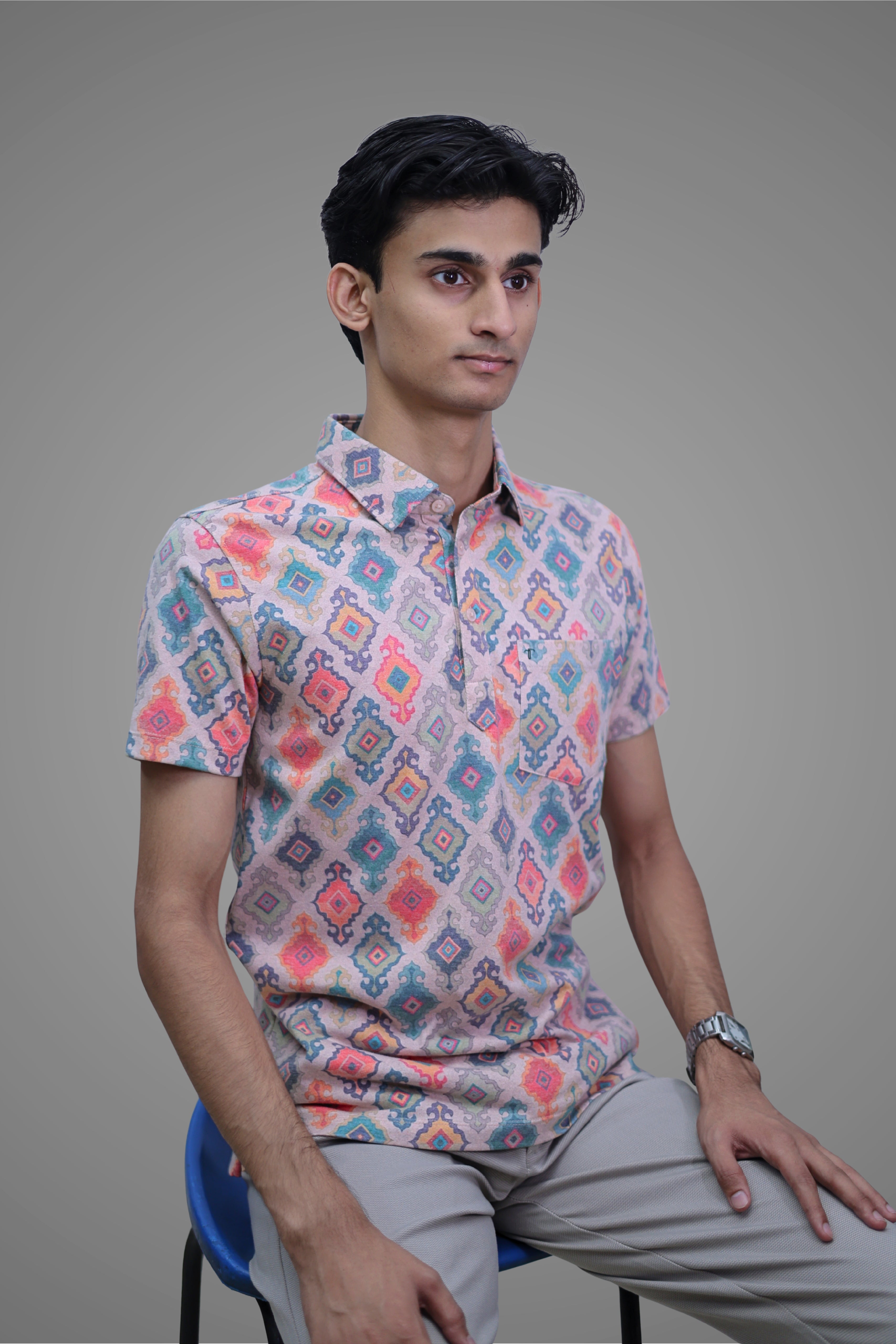 CELEBRATION FESTIVE UNISEX POLO - Multi-Color Motives inspired by Wall of Fame